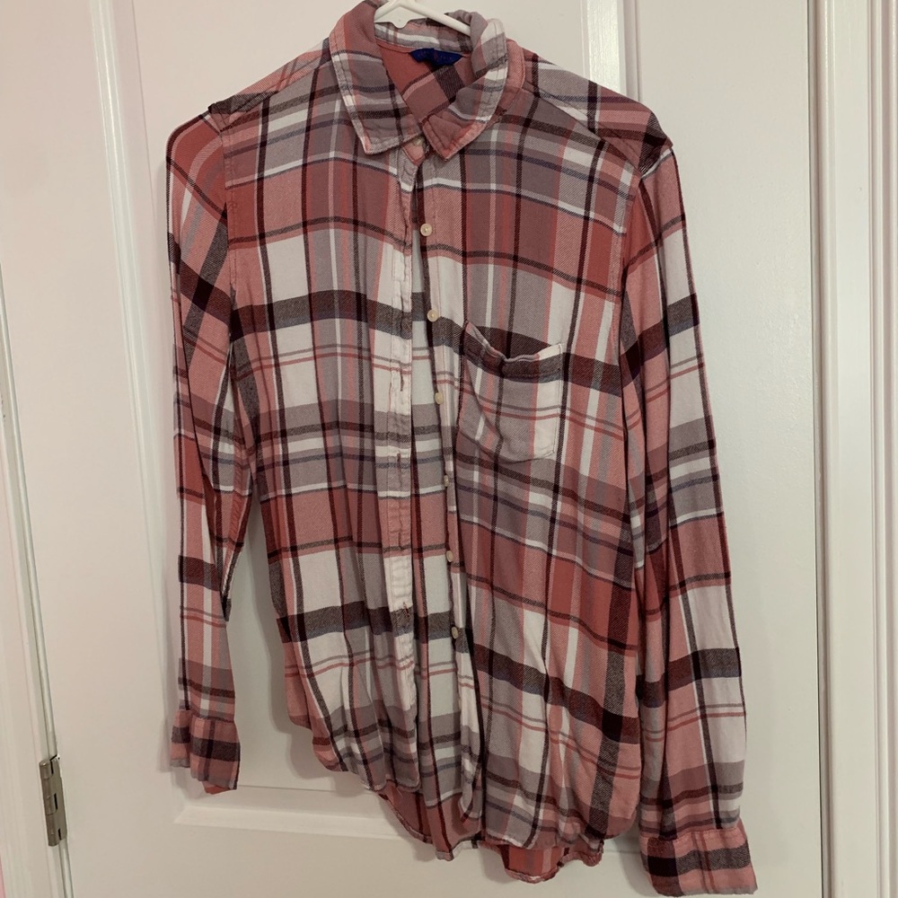 Plaid button up shirt